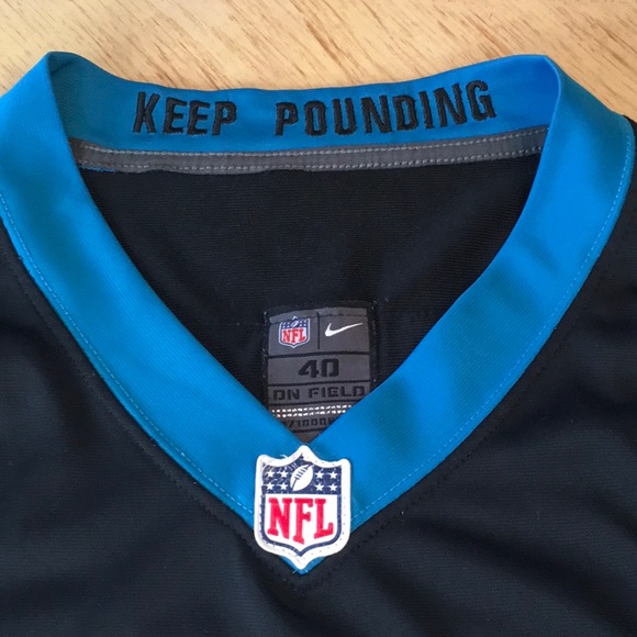 Nike Cam Newton Carolina Panthers Football Jersey (40) - Picture 3 of 15